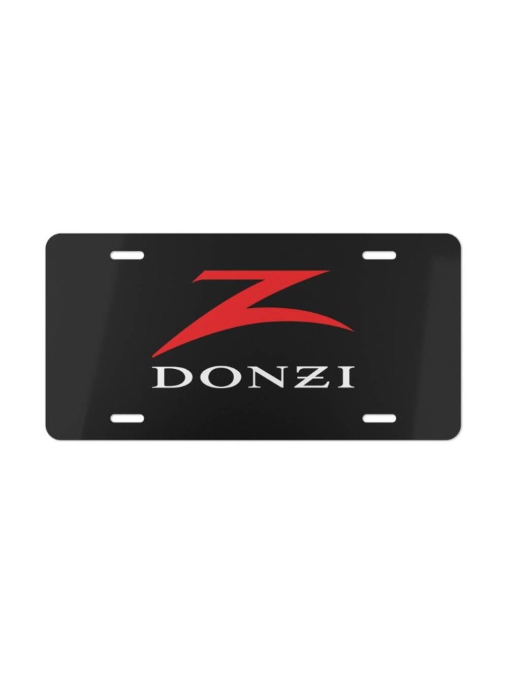 Donzi Boats Racing Vanity License Plate Offshore Aluminum Car Tag USA Made